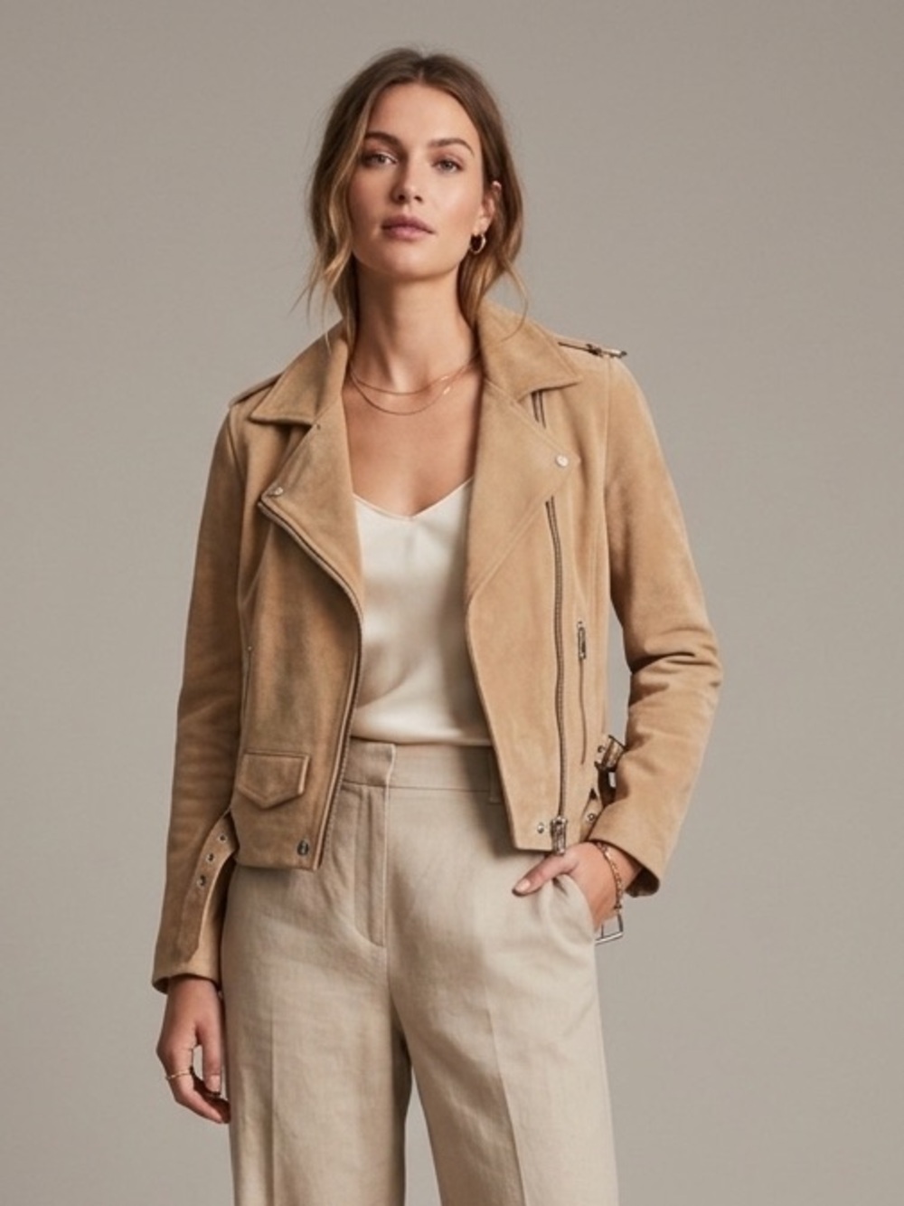 OAK Leather Biker Jacket‎